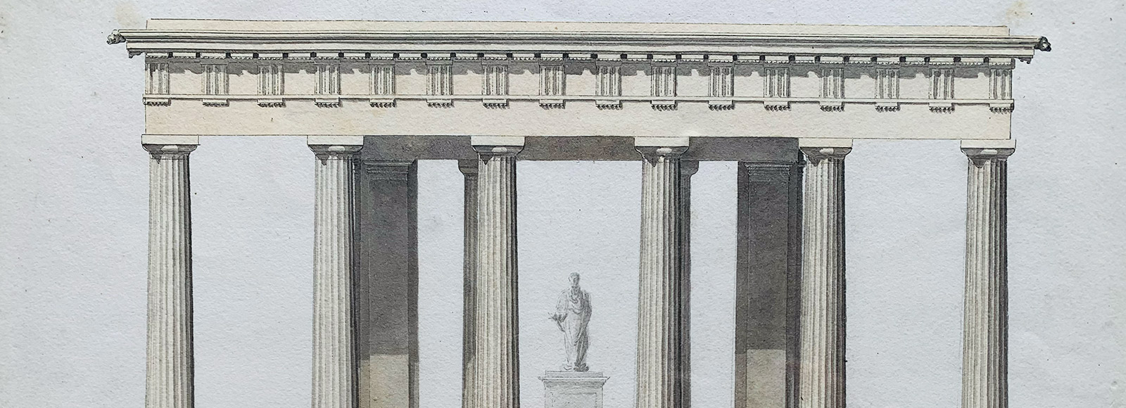 Architectural Drawings and Watercolours available to buy online by request.
